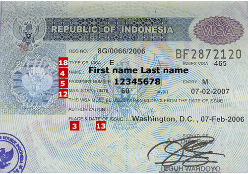 indonesian tourist visa for pakistani