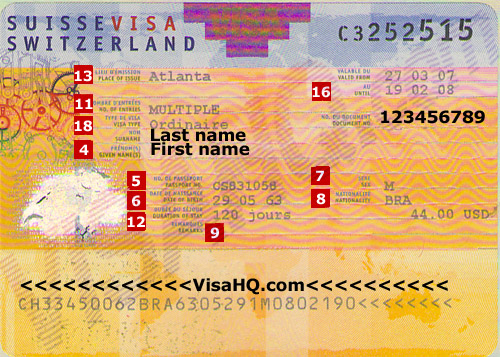 us tourist visa switzerland